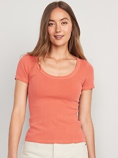 old navy orange womens shirt